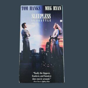 Sleepless In Seattle VHS Tom Hanks Meg Ryan Romantic Comedy Classic